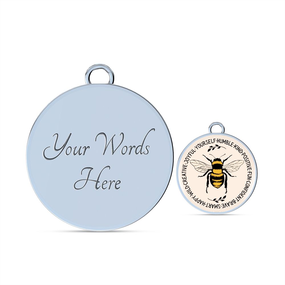 "Bee Something" Inspirational Graphic Bangle