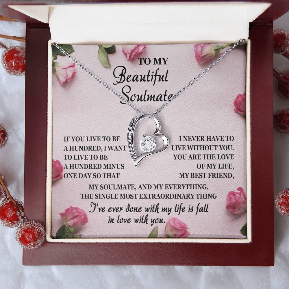 Single Most Extraordinary Thing - Forever Love Necklace For Soulmate