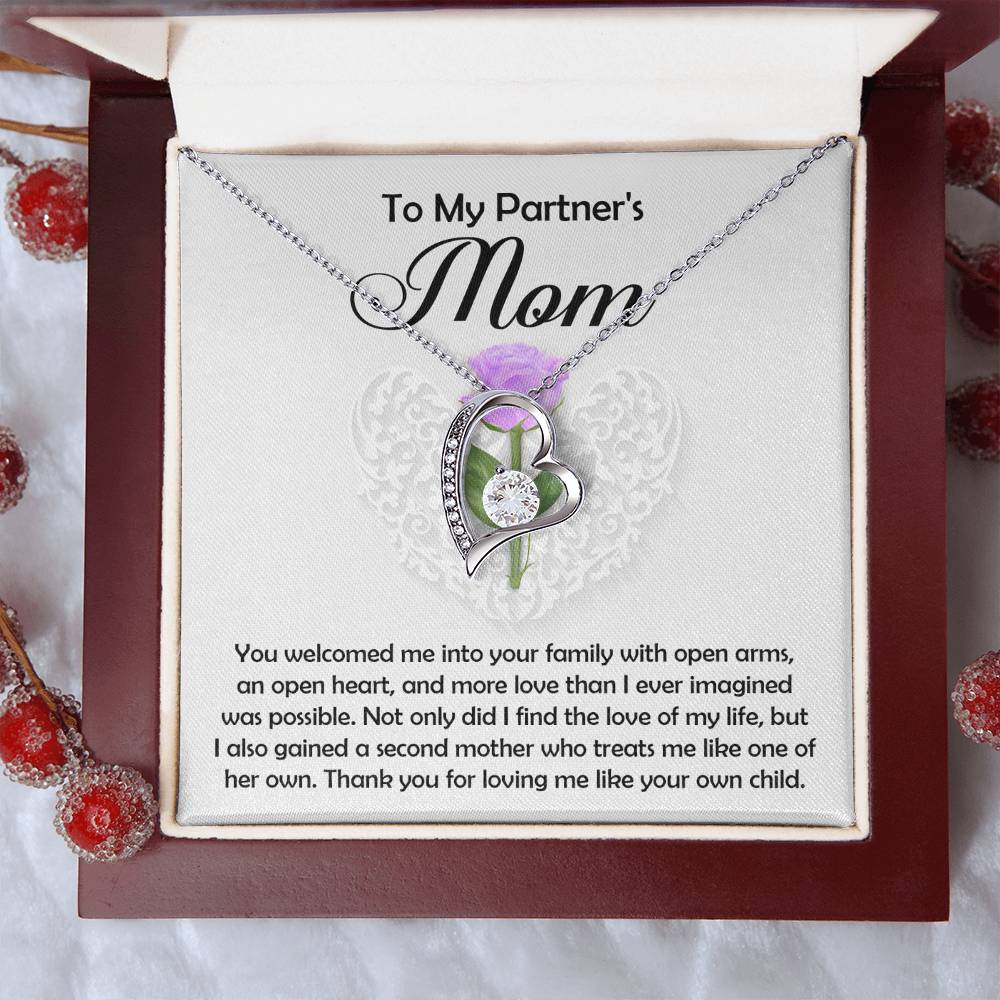 Like Your Own Child - Forever Love Necklace For Partner's Mom