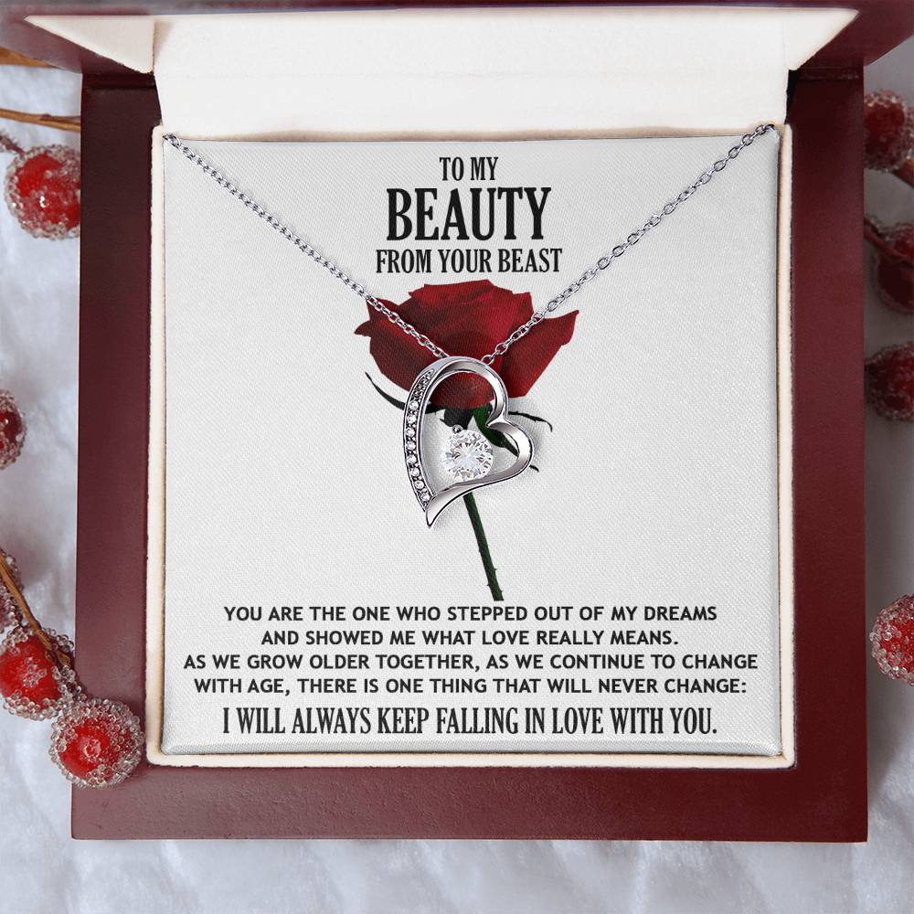 What Love Really Means - Forever Love Necklace For Your Beauty