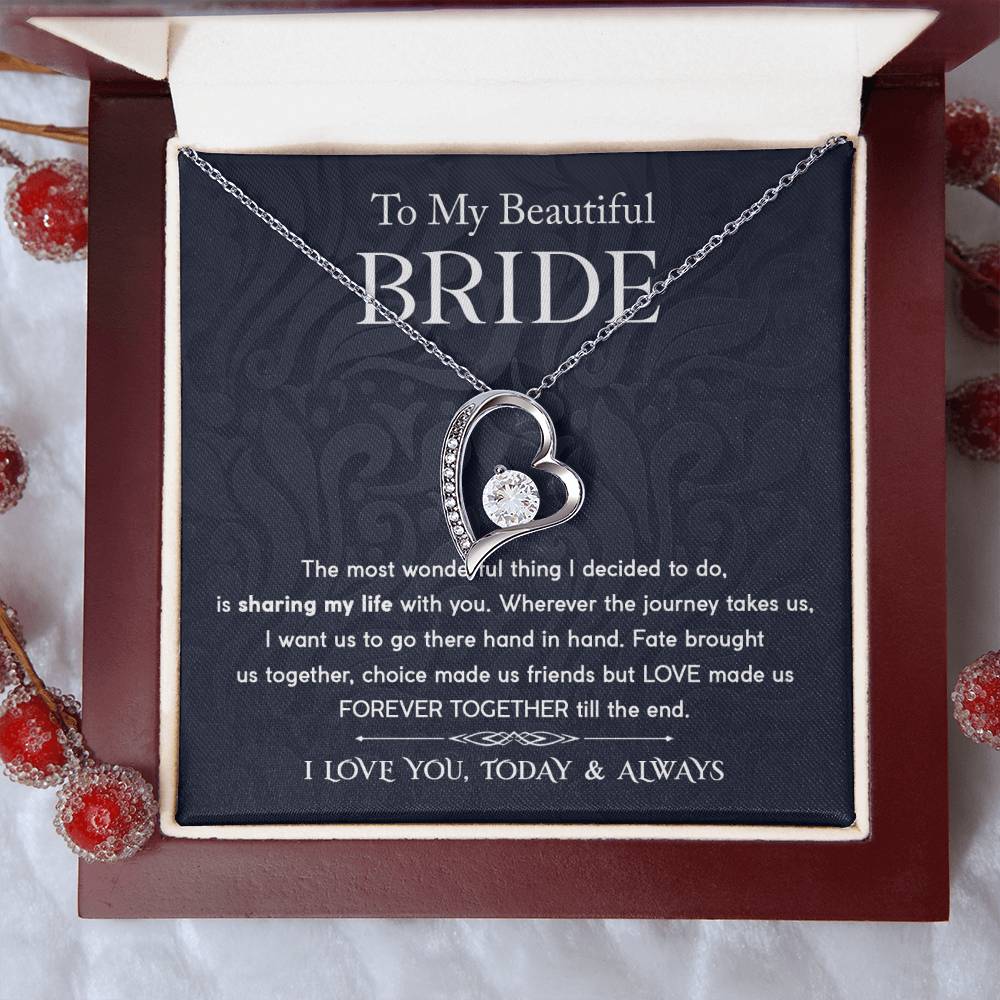 Forever Together - Forever Love Necklace For Bride