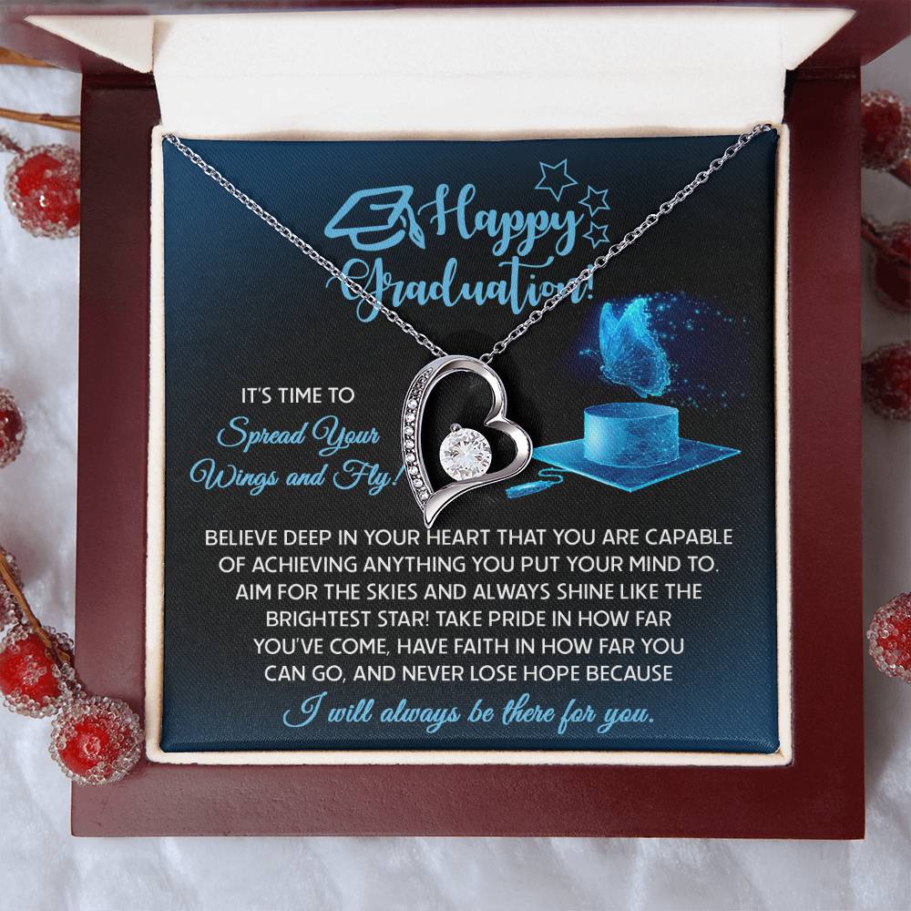 Spread Your Wings - Forever Love Necklace For Graduate At Graduation