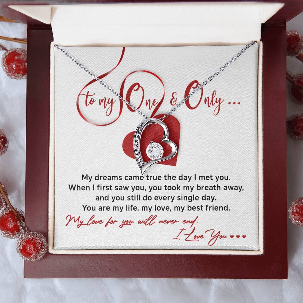 The Day I Met You - Forever Love Necklace For Your One & Only