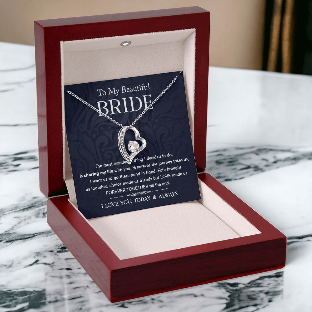 Forever Together - Forever Love Necklace For Bride