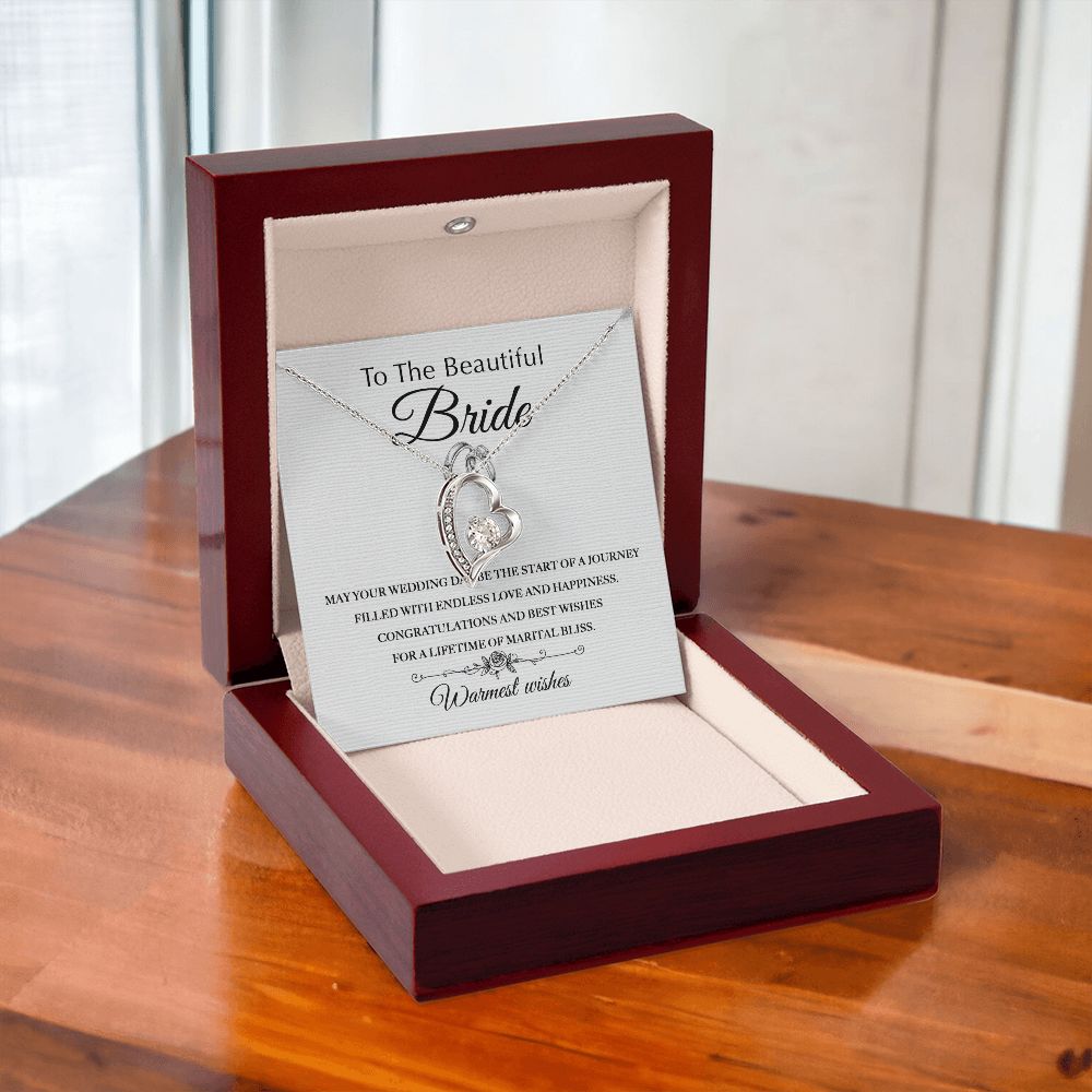 Lifetime Of Marital Bliss - Forever Love Necklace For Bride