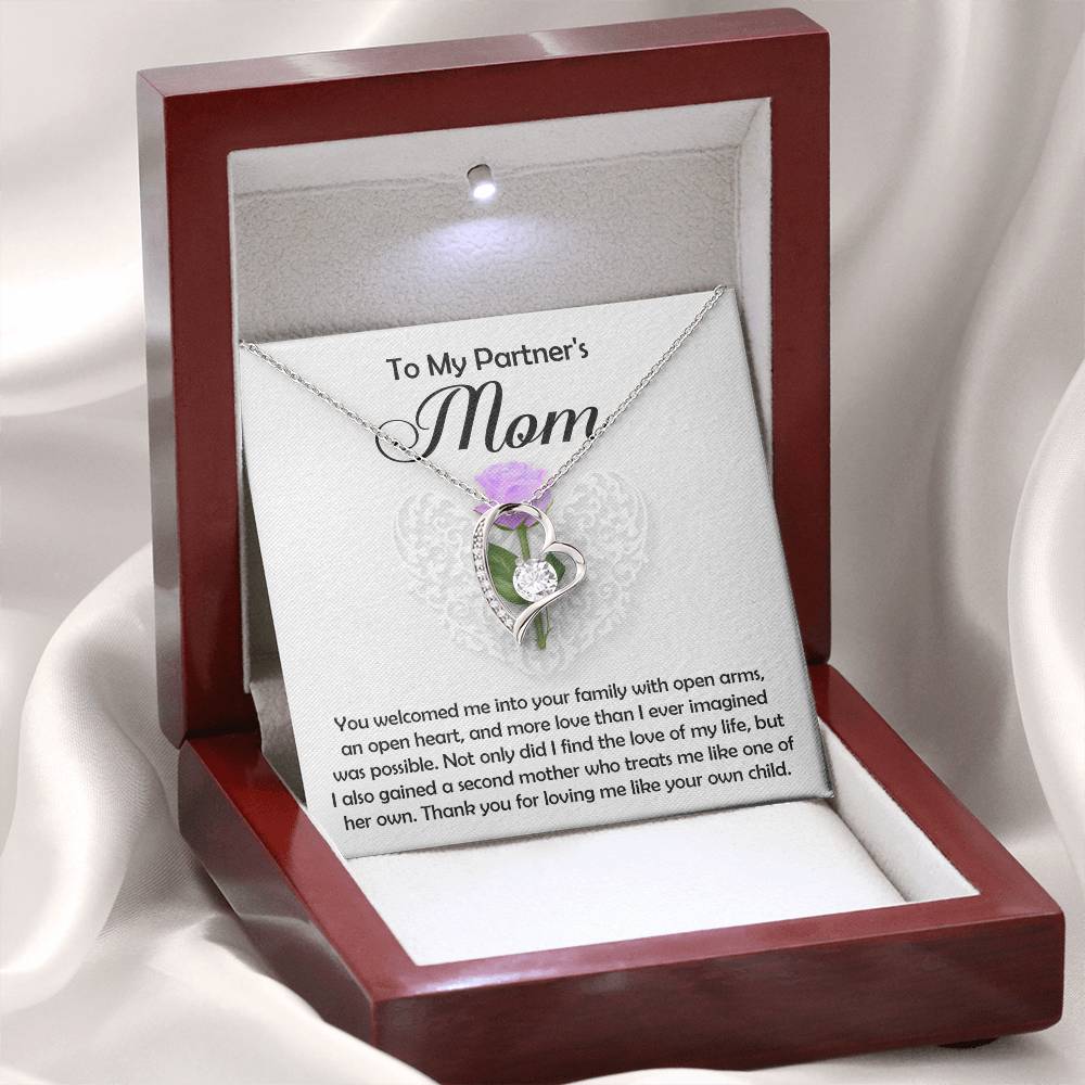 Like Your Own Child - Forever Love Necklace For Partner's Mom