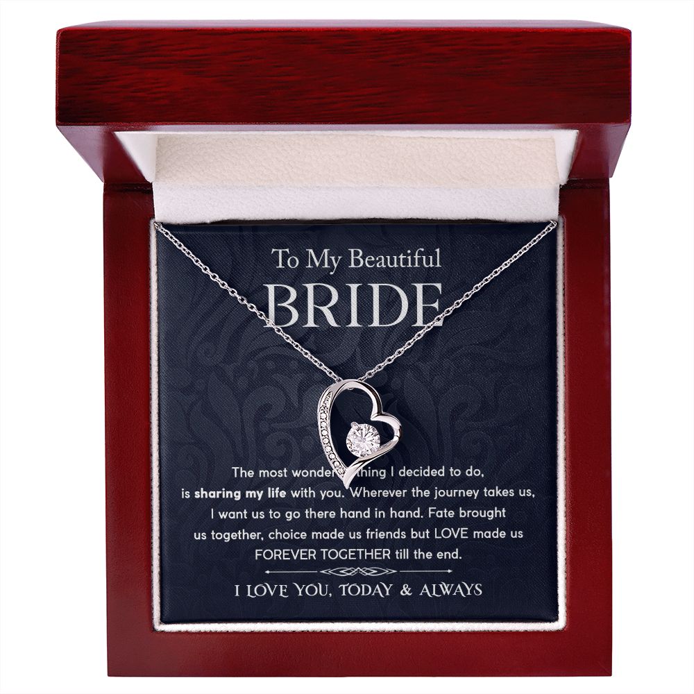 Forever Together - Forever Love Necklace For Bride