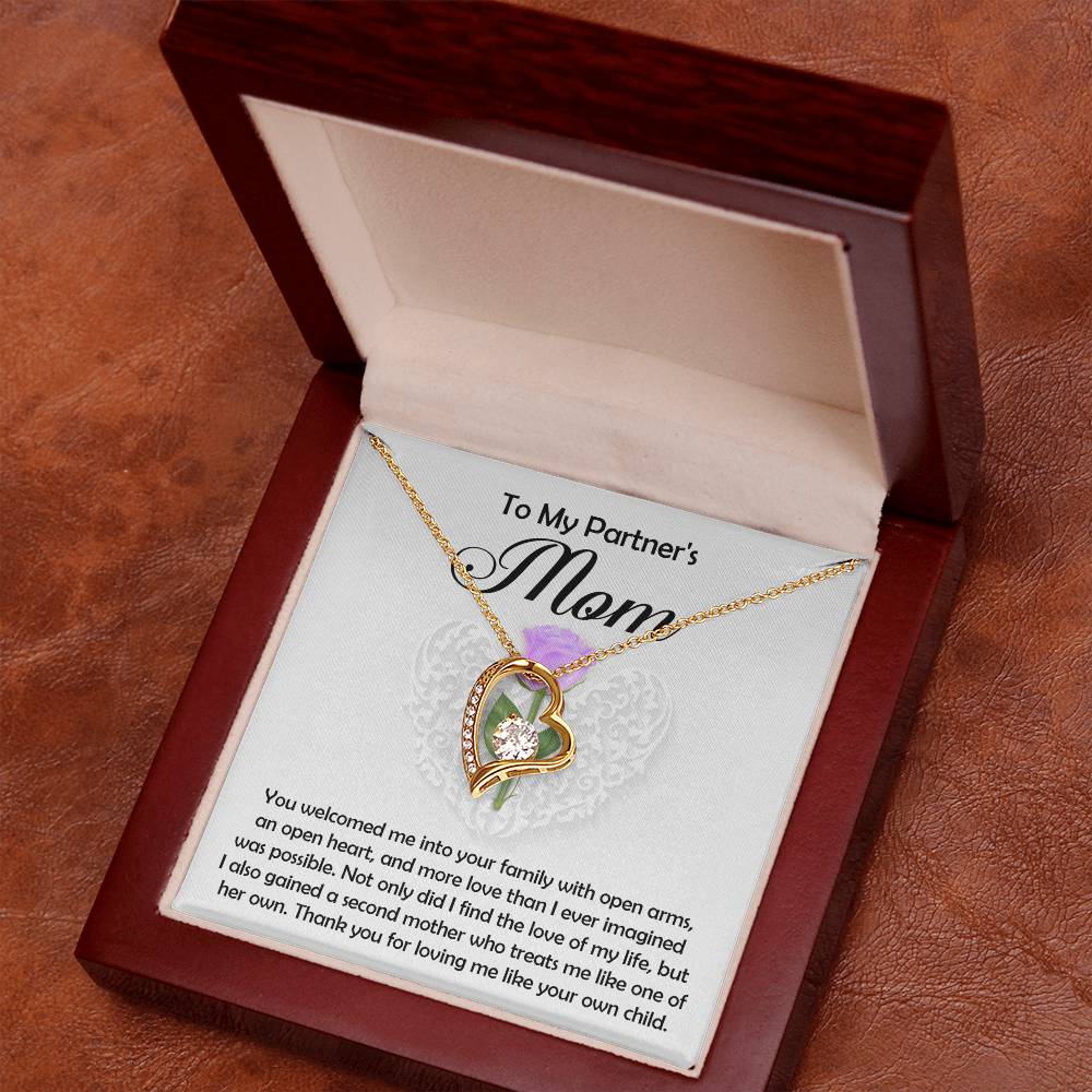 Like Your Own Child - Forever Love Necklace For Partner's Mom