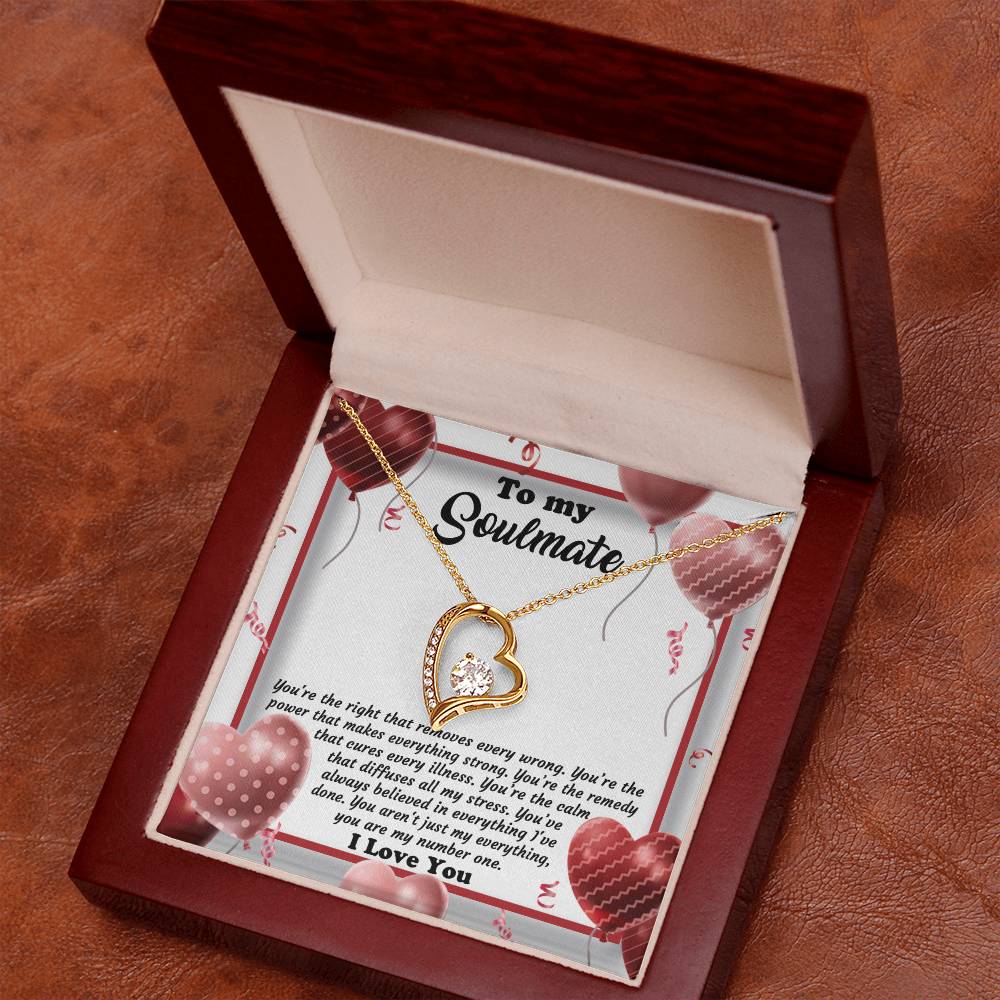 My Number One - Forever Love Necklace For Soulmate