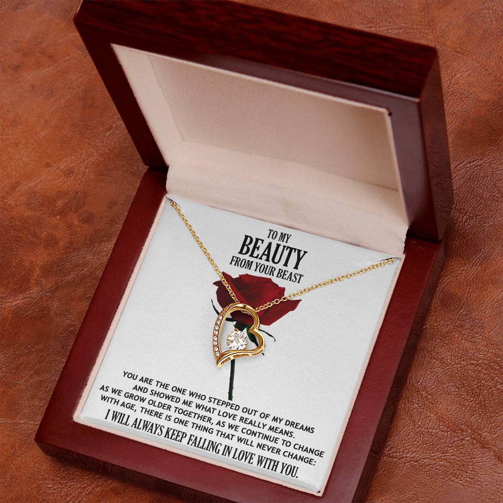 What Love Really Means - Forever Love Necklace For Your Beauty