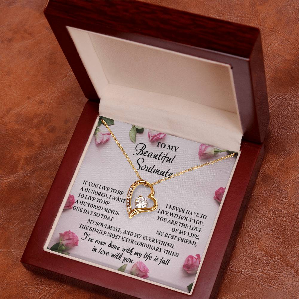 Single Most Extraordinary Thing - Forever Love Necklace For Soulmate