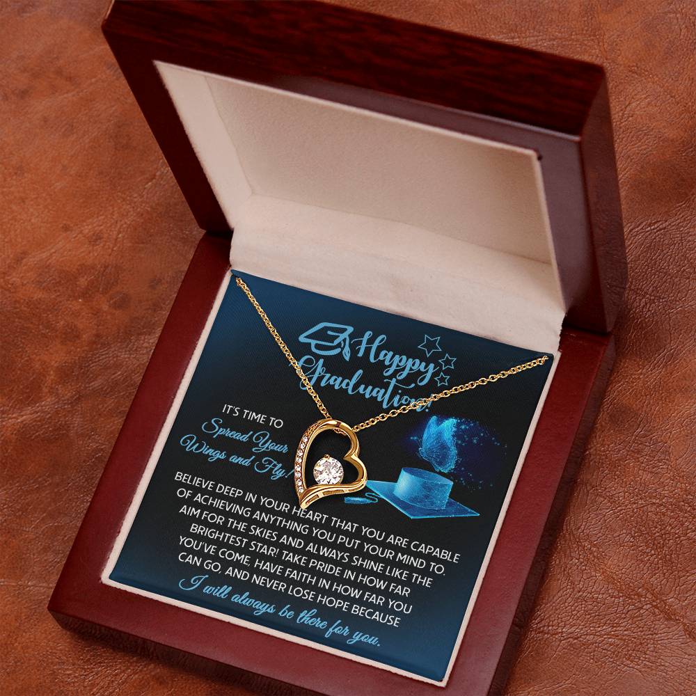 Spread Your Wings - Forever Love Necklace For Graduate At Graduation
