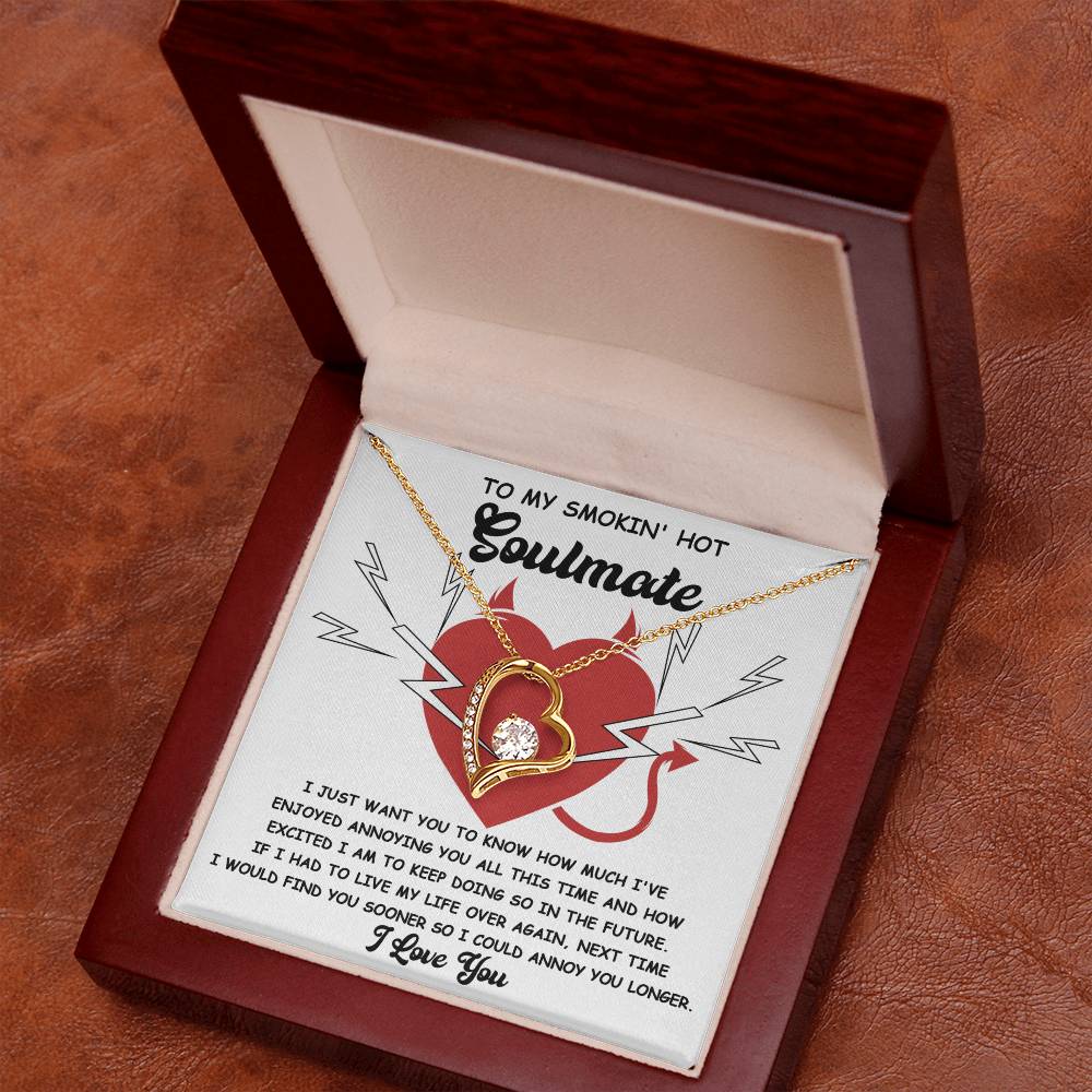 How Much I've Enjoyed Annoying You - Forever Love Necklace For Soulmate