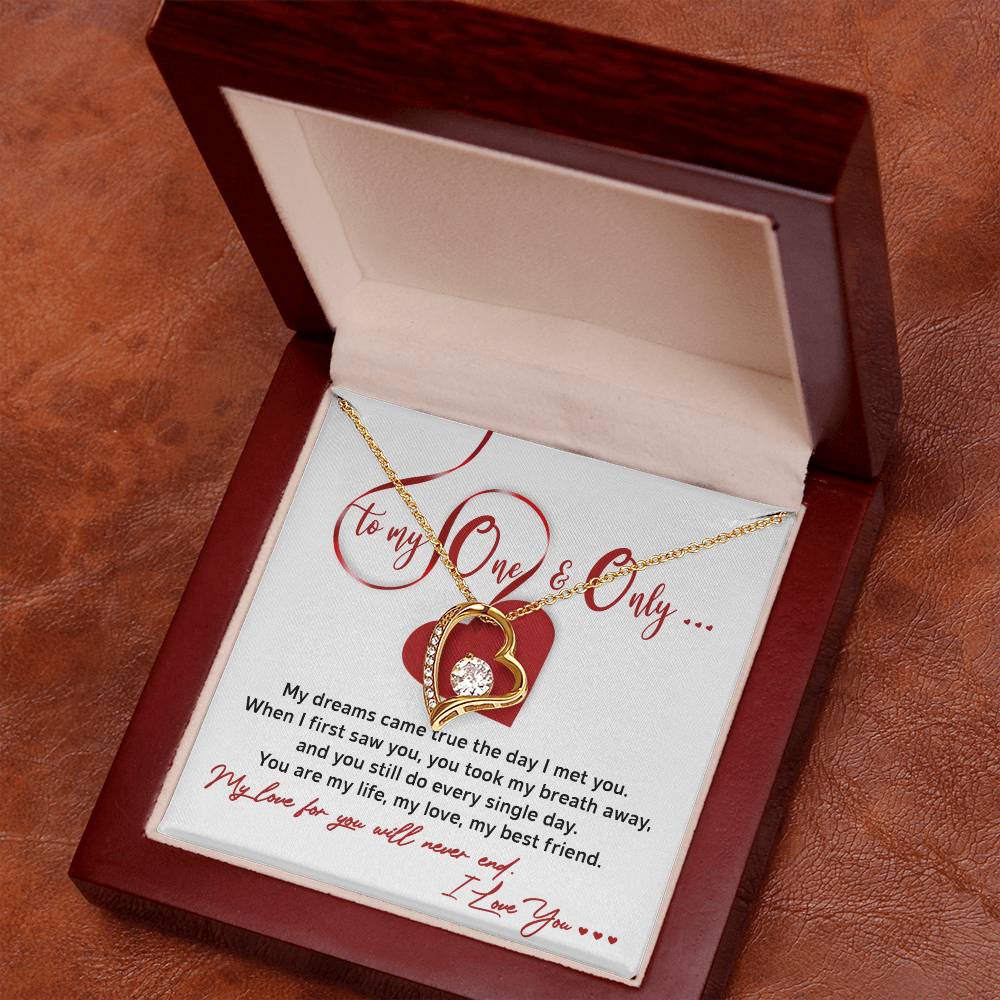 The Day I Met You - Forever Love Necklace For Your One & Only
