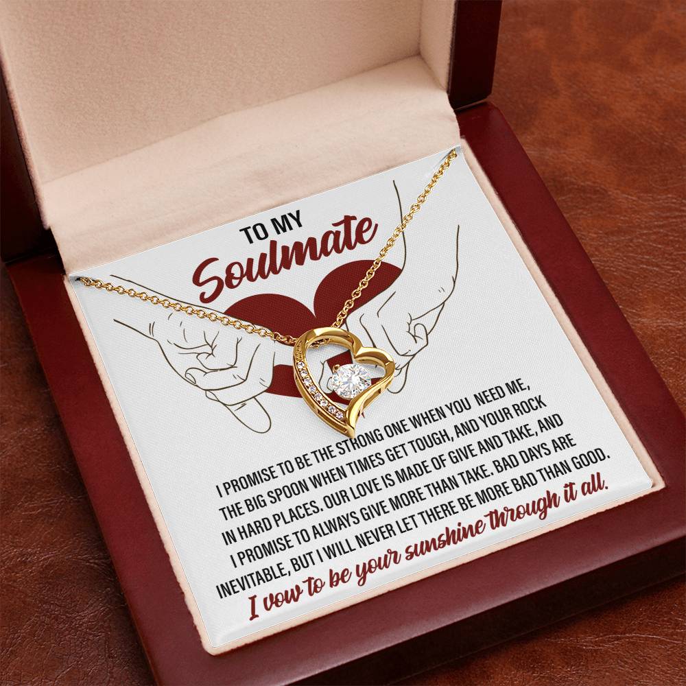 Your Sunshine Through It All - Forever Love Necklace For Soulmate