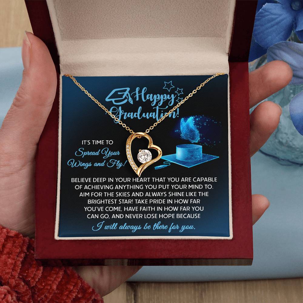 Spread Your Wings - Forever Love Necklace For Graduate At Graduation