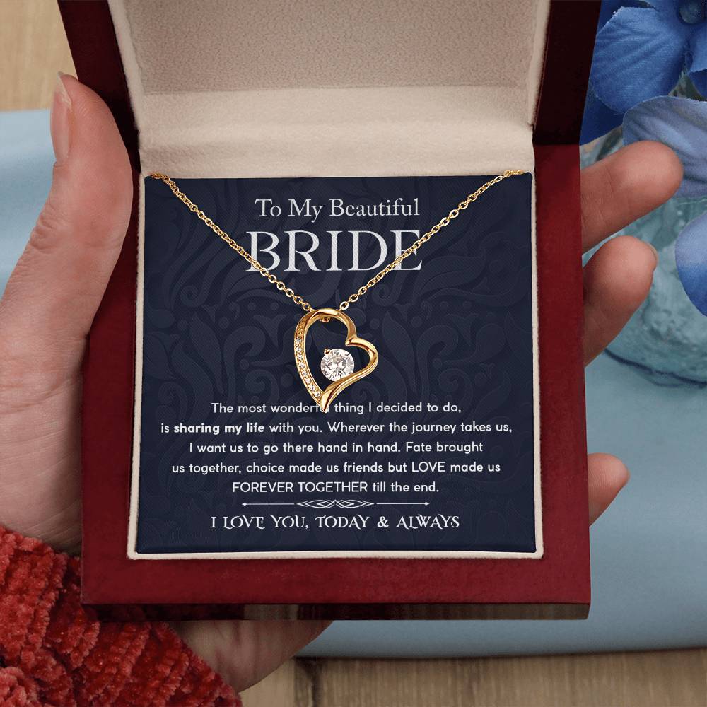 Forever Together - Forever Love Necklace For Bride