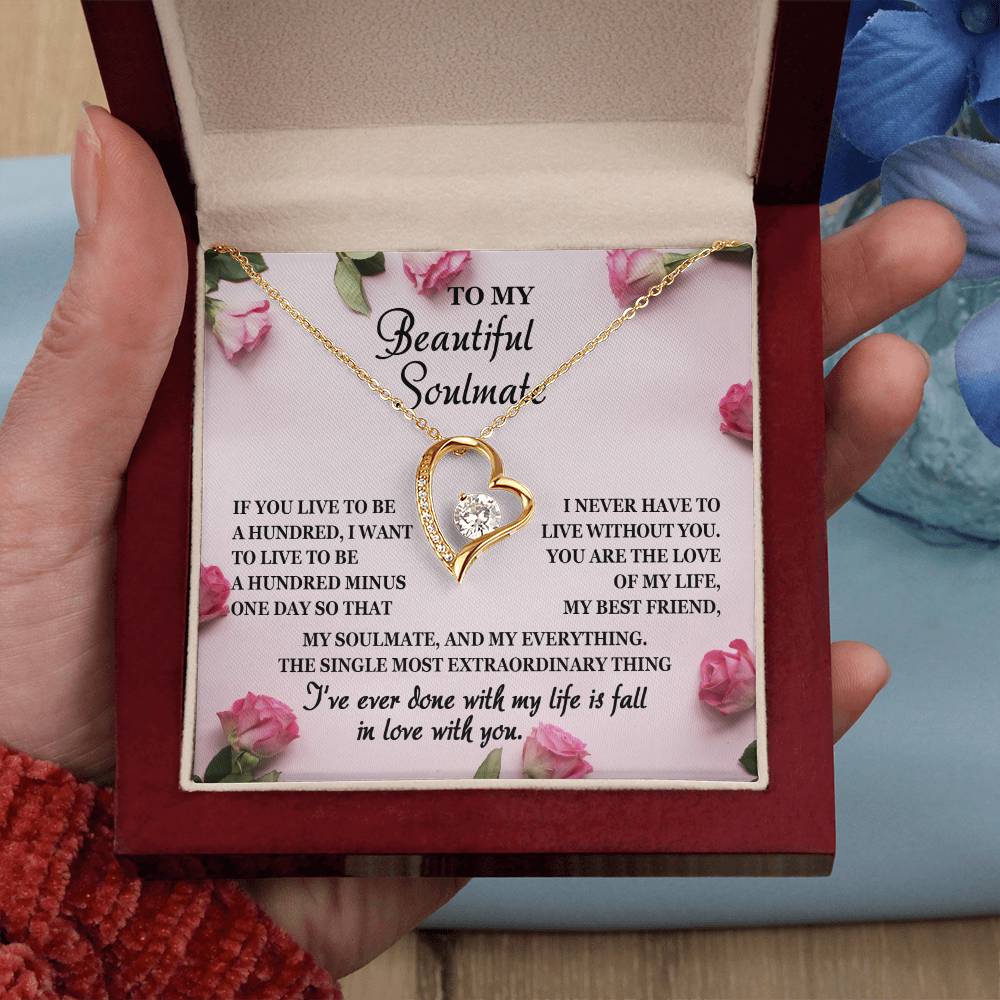 Single Most Extraordinary Thing - Forever Love Necklace For Soulmate
