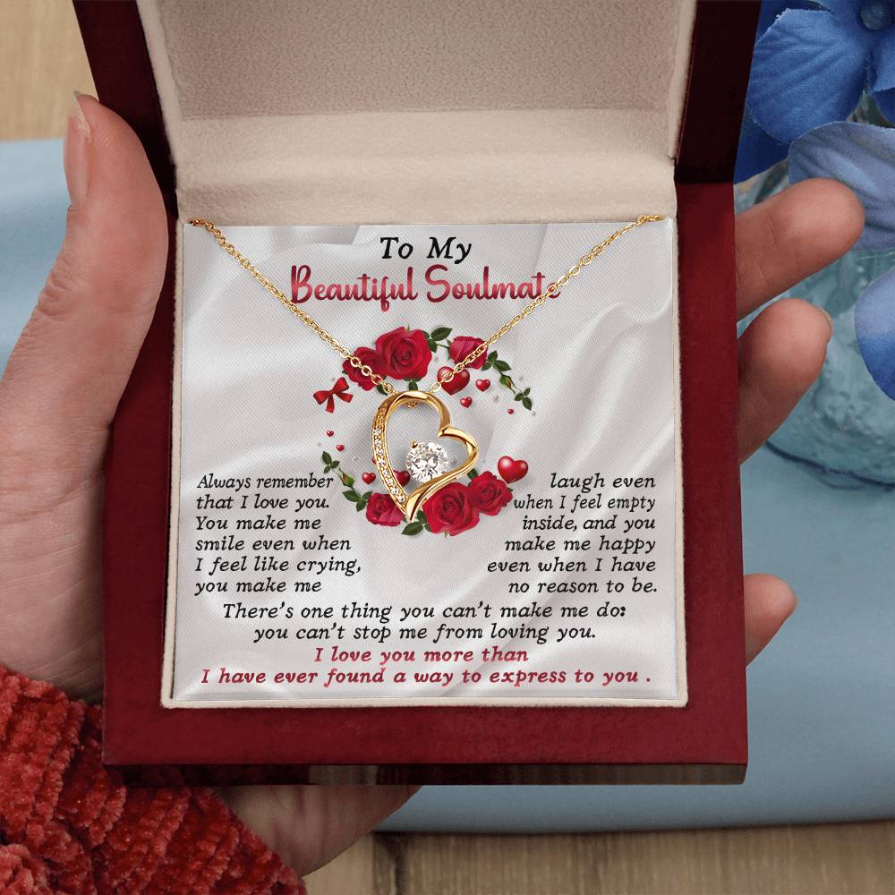 Can't Stop Me From Loving You - Forever Love Necklace For Soulmate