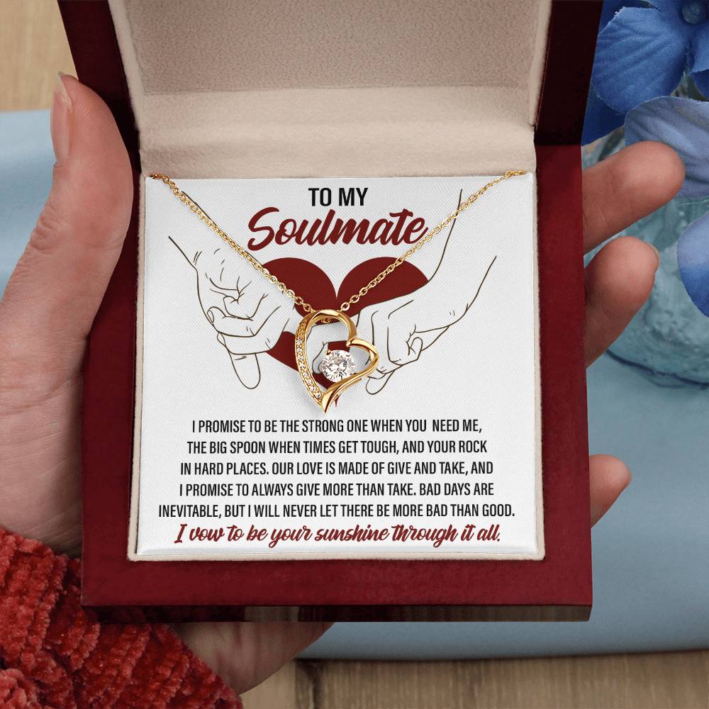 Your Sunshine Through It All - Forever Love Necklace For Soulmate