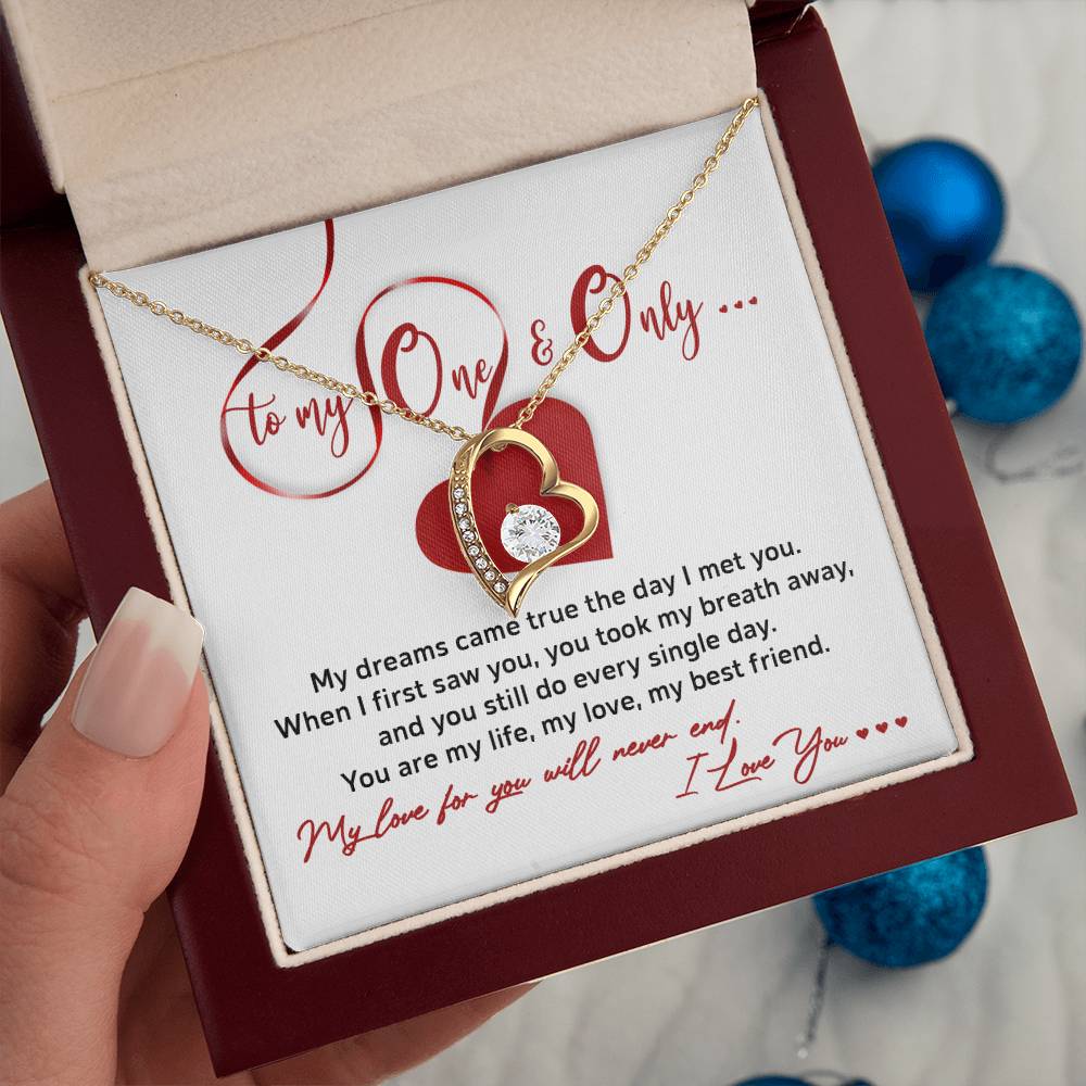 The Day I Met You - Forever Love Necklace For Your One & Only