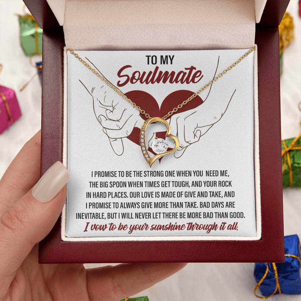 Your Sunshine Through It All - Forever Love Necklace For Soulmate