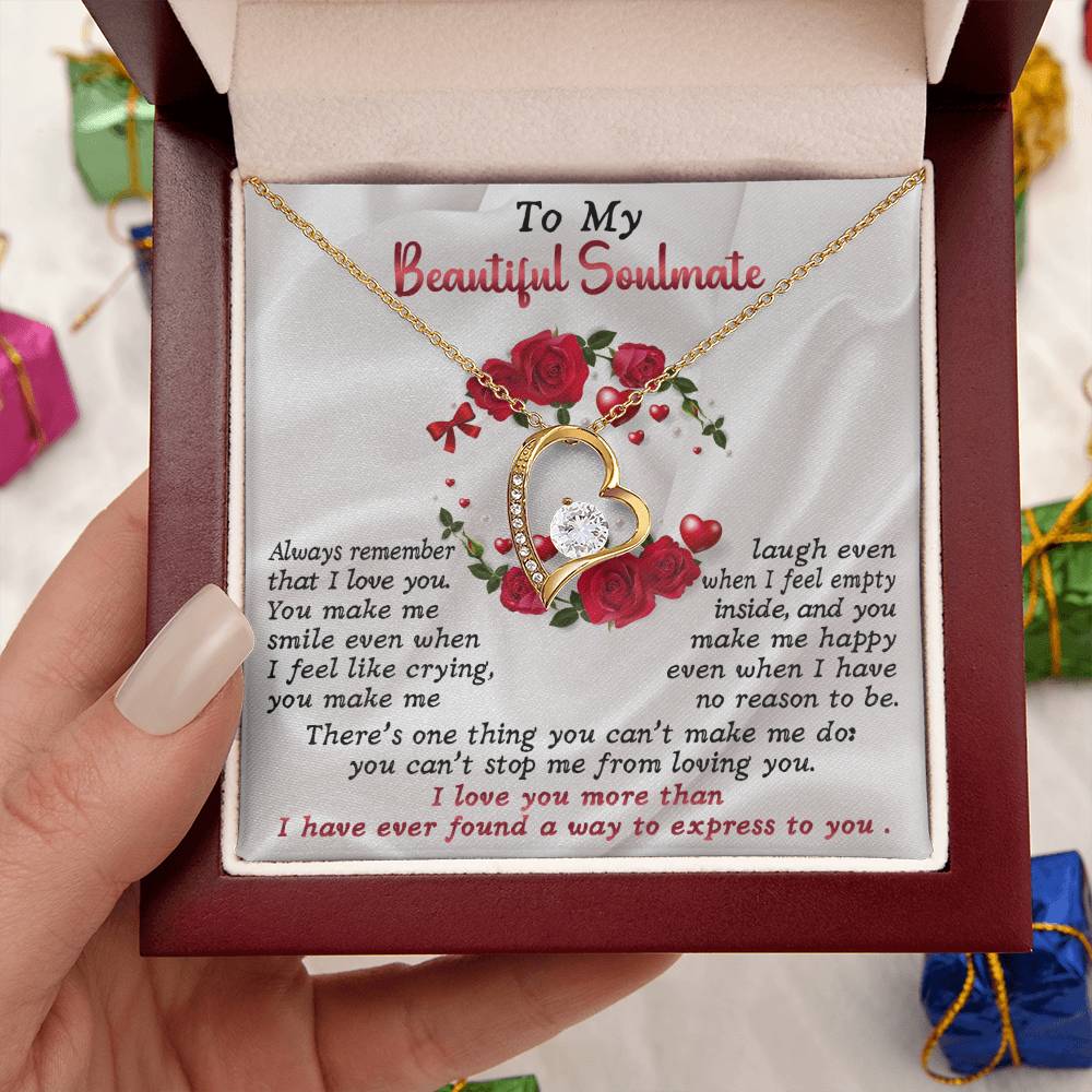 Can't Stop Me From Loving You - Forever Love Necklace For Soulmate