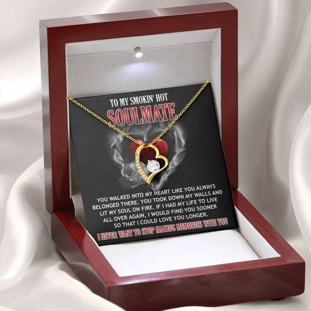 You Lit My Soul On Fire - Forever Love Necklace For Soulmate
