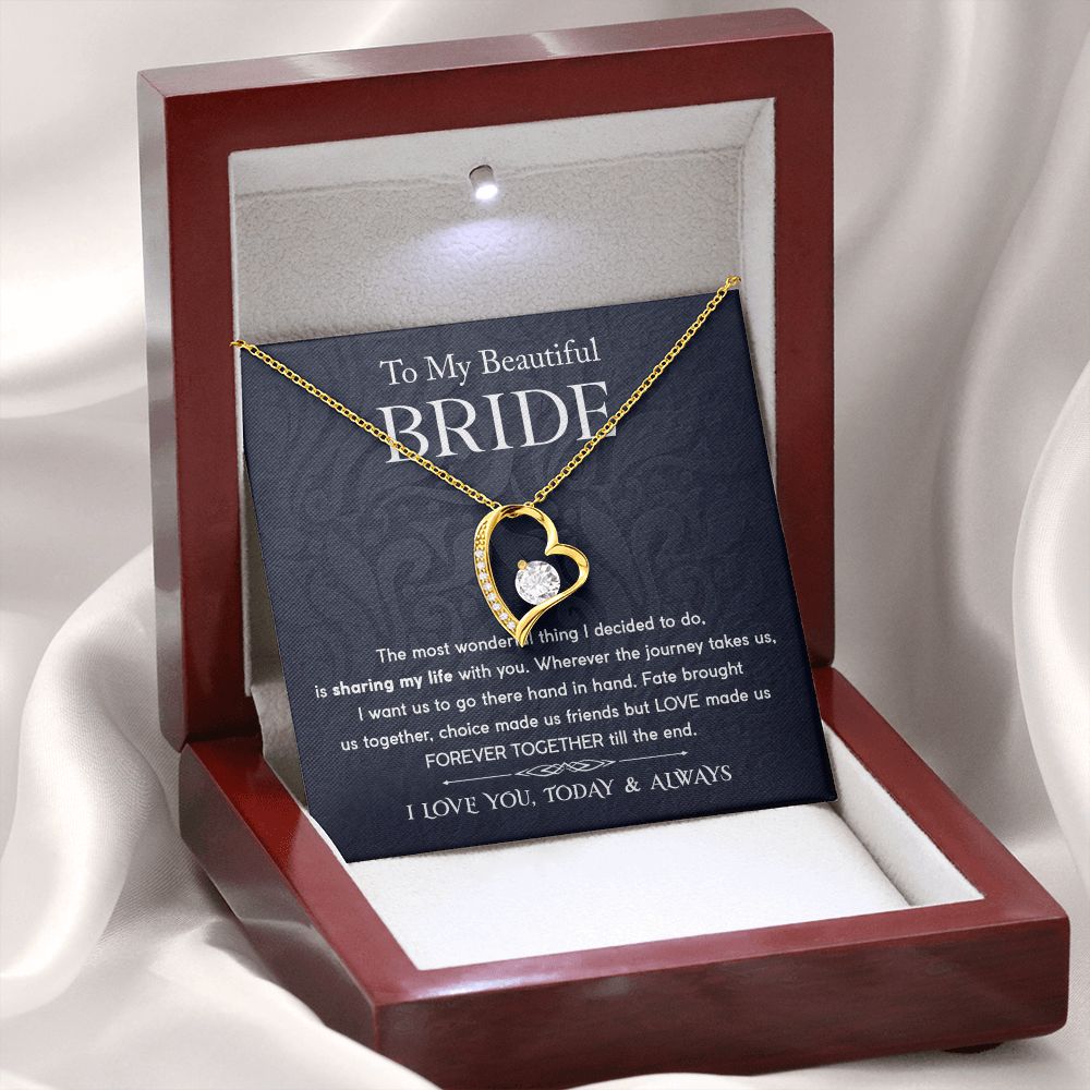 Forever Together - Forever Love Necklace For Bride