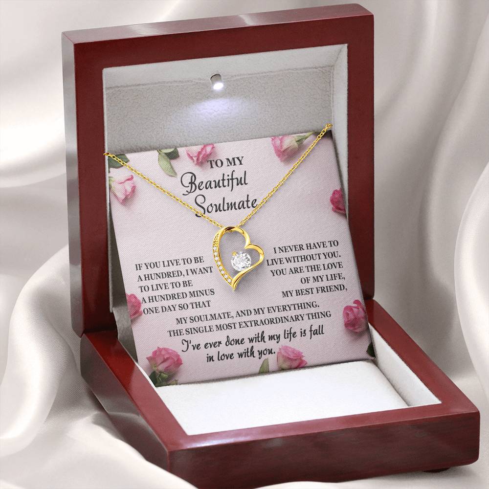 Single Most Extraordinary Thing - Forever Love Necklace For Soulmate