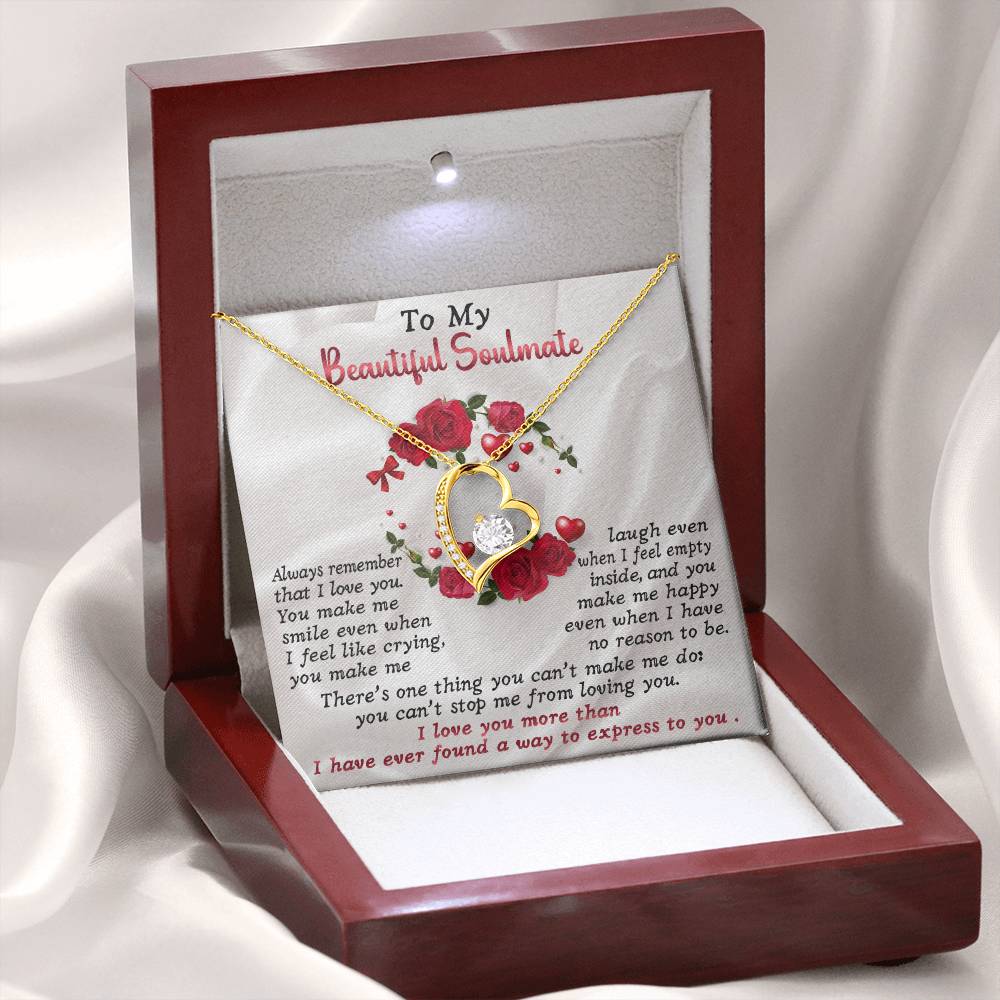 Can't Stop Me From Loving You - Forever Love Necklace For Soulmate