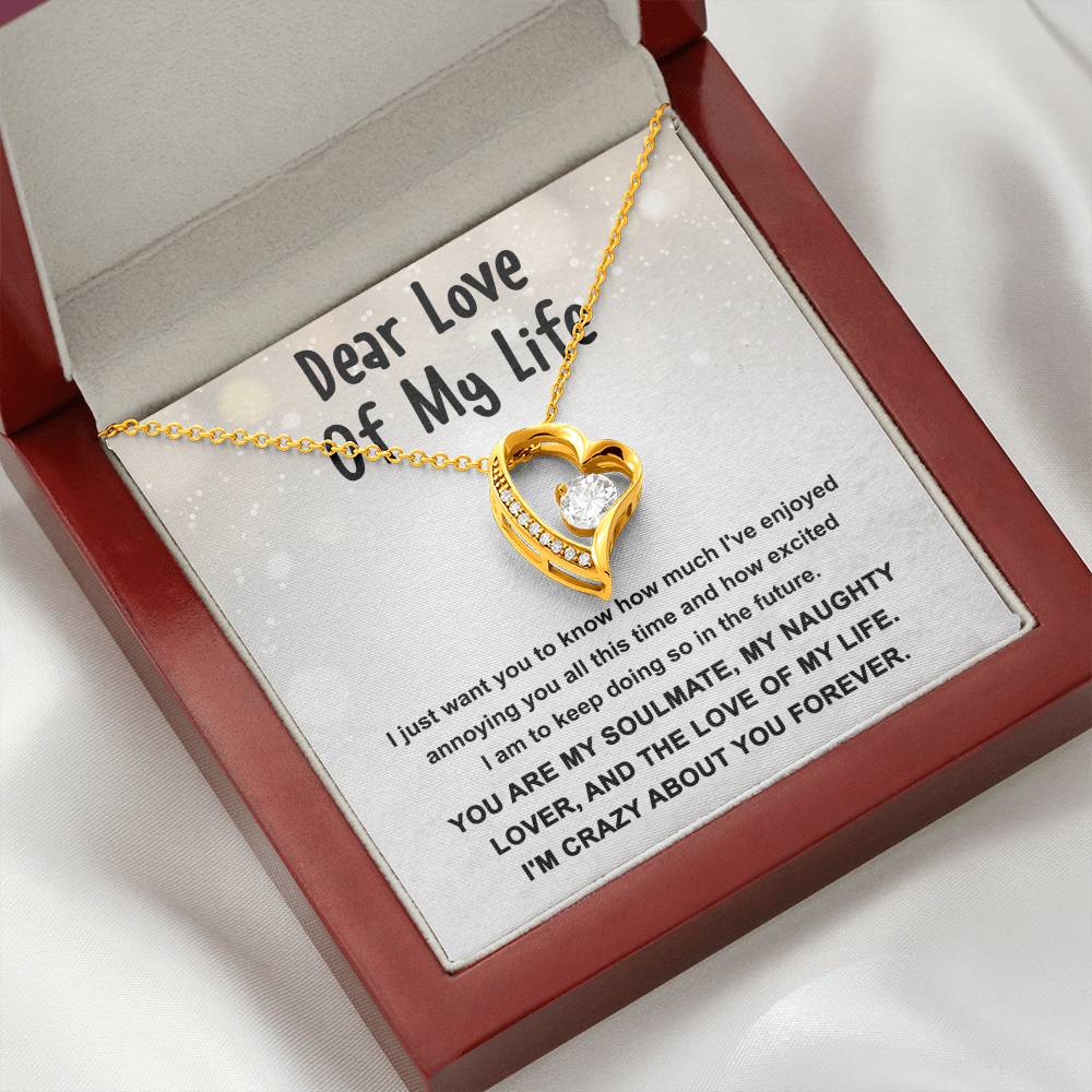 Crazy About You Forever - Forever Love Necklace For The Love Of My Life