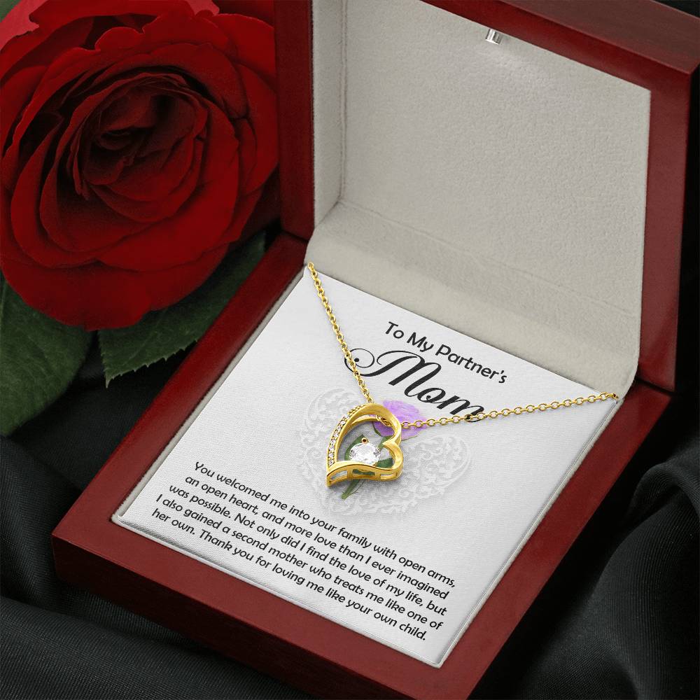 Like Your Own Child - Forever Love Necklace For Partner's Mom