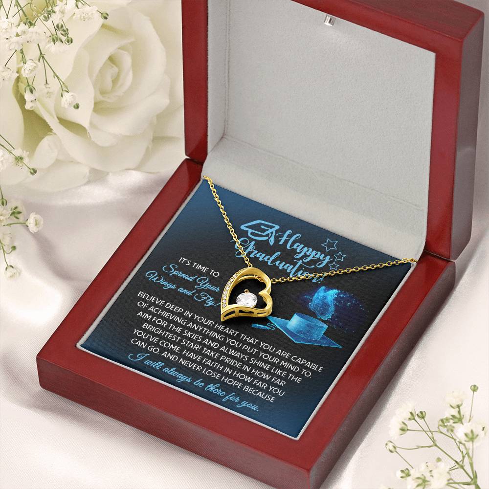 Spread Your Wings - Forever Love Necklace For Graduate At Graduation