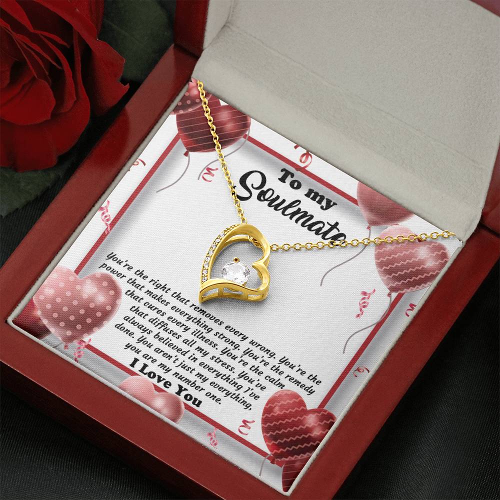 My Number One - Forever Love Necklace For Soulmate
