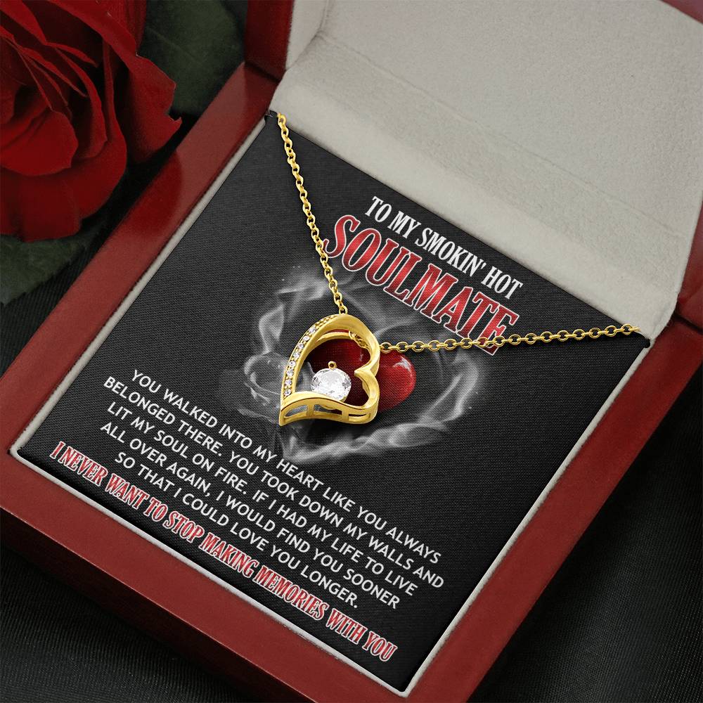 You Lit My Soul On Fire - Forever Love Necklace For Soulmate