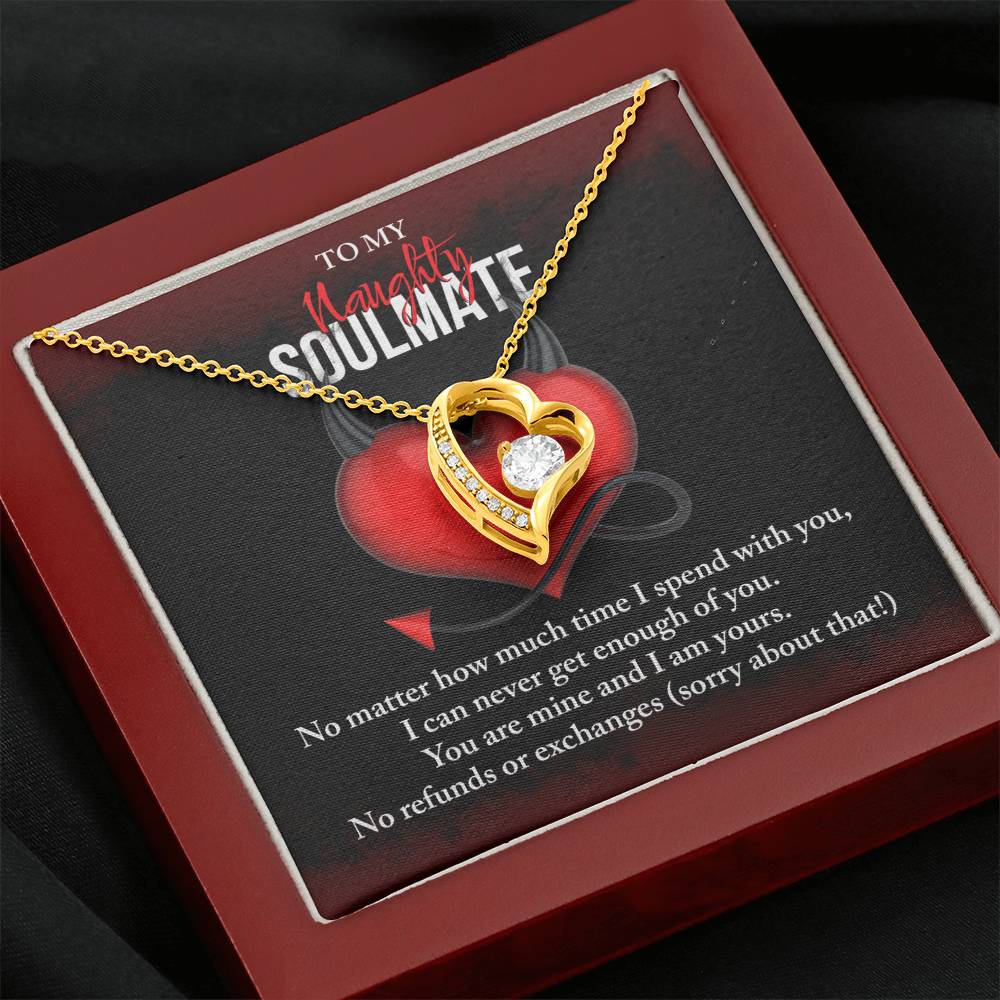 No Refunds Or Exchanges - Forever Love Necklace For Soulmate
