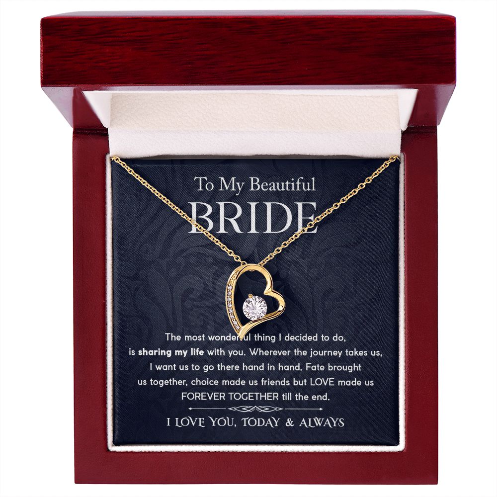 Forever Together - Forever Love Necklace For Bride