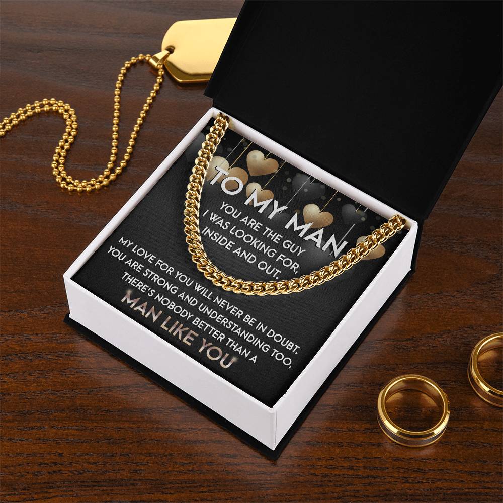 Nobody Better - Length Adjustable Cuban Link Chain For My Man