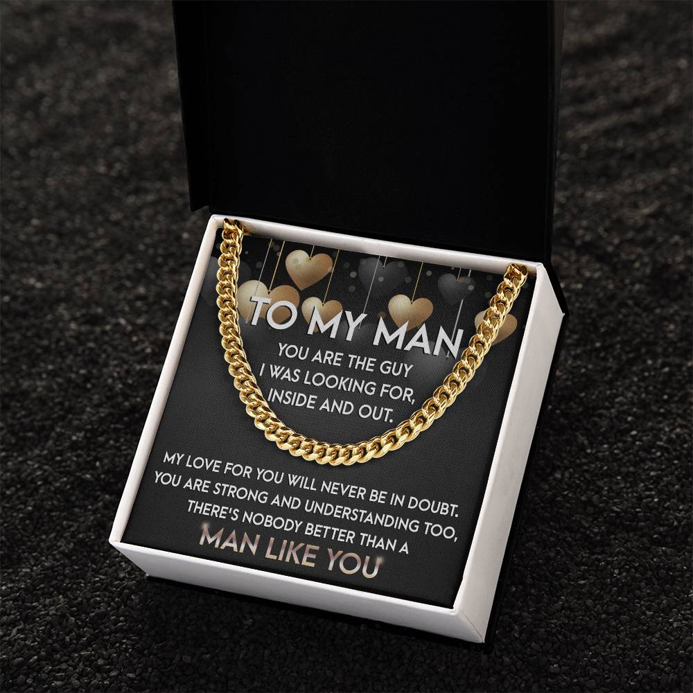 Nobody Better - Length Adjustable Cuban Link Chain For My Man