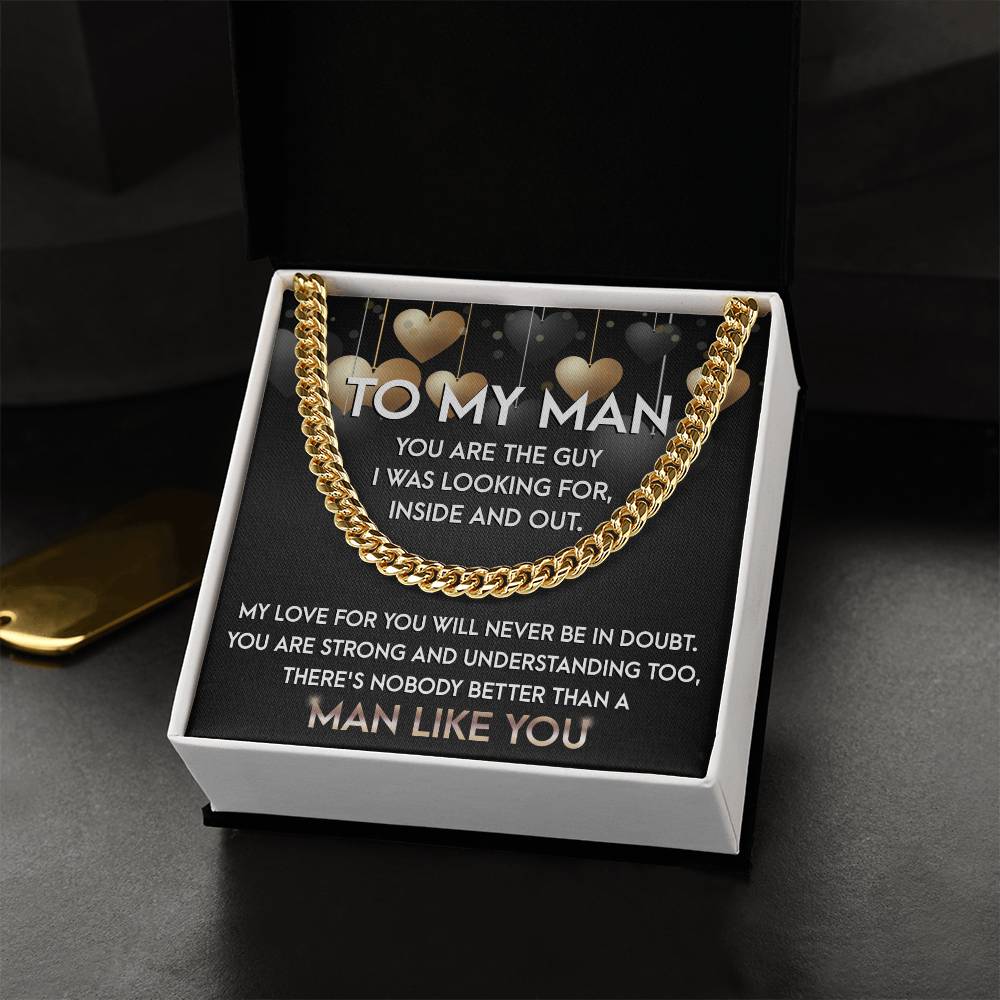 Nobody Better - Length Adjustable Cuban Link Chain For My Man