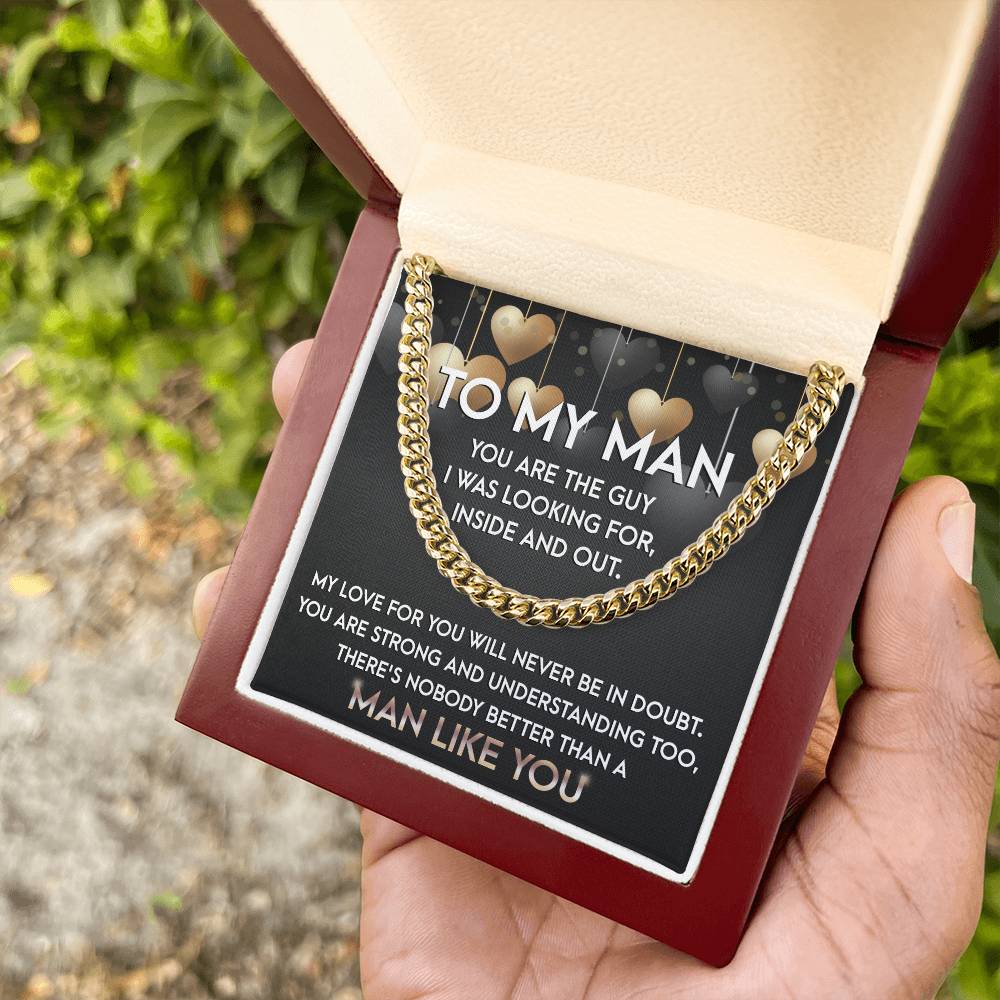 Nobody Better - Length Adjustable Cuban Link Chain For My Man