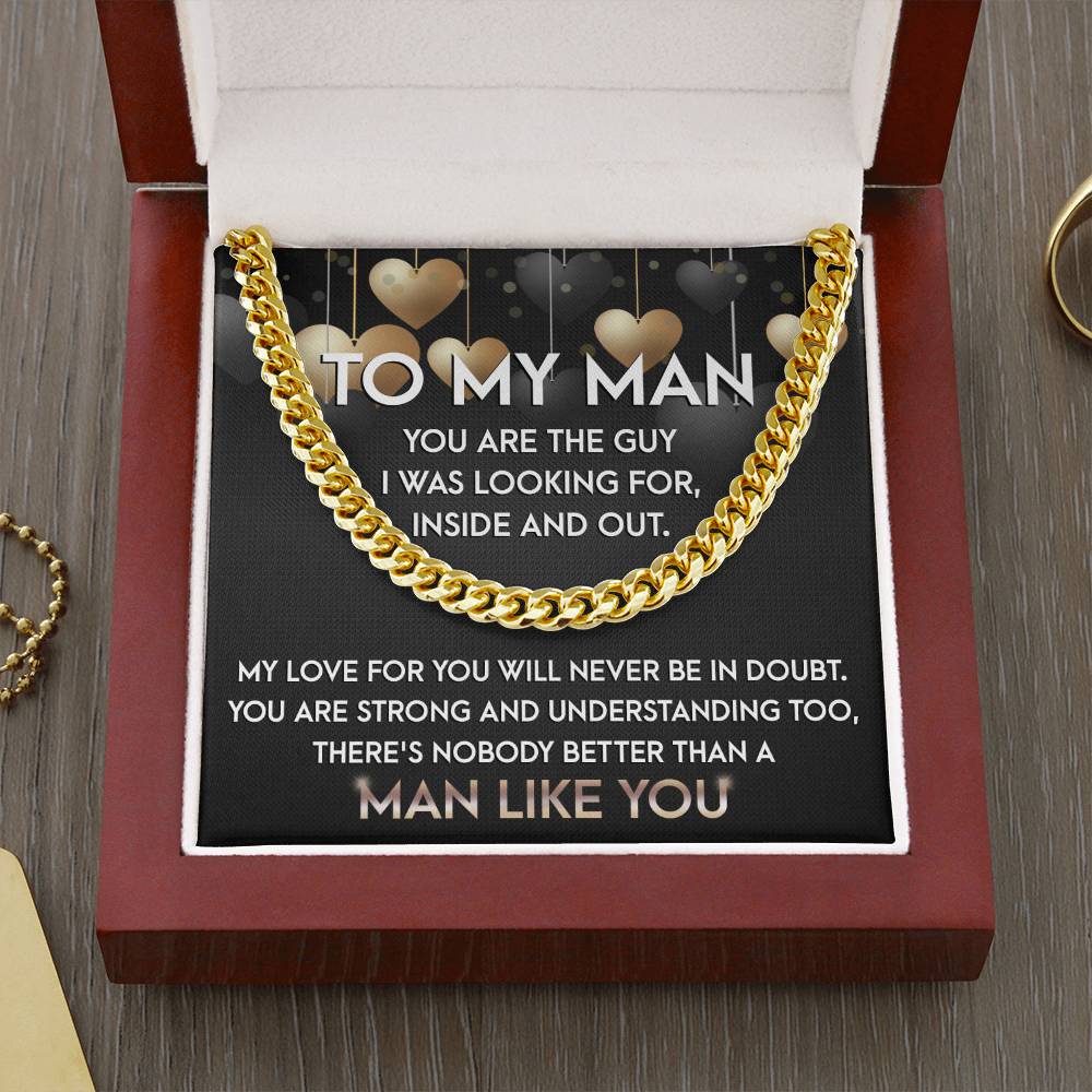 Nobody Better - Length Adjustable Cuban Link Chain For My Man