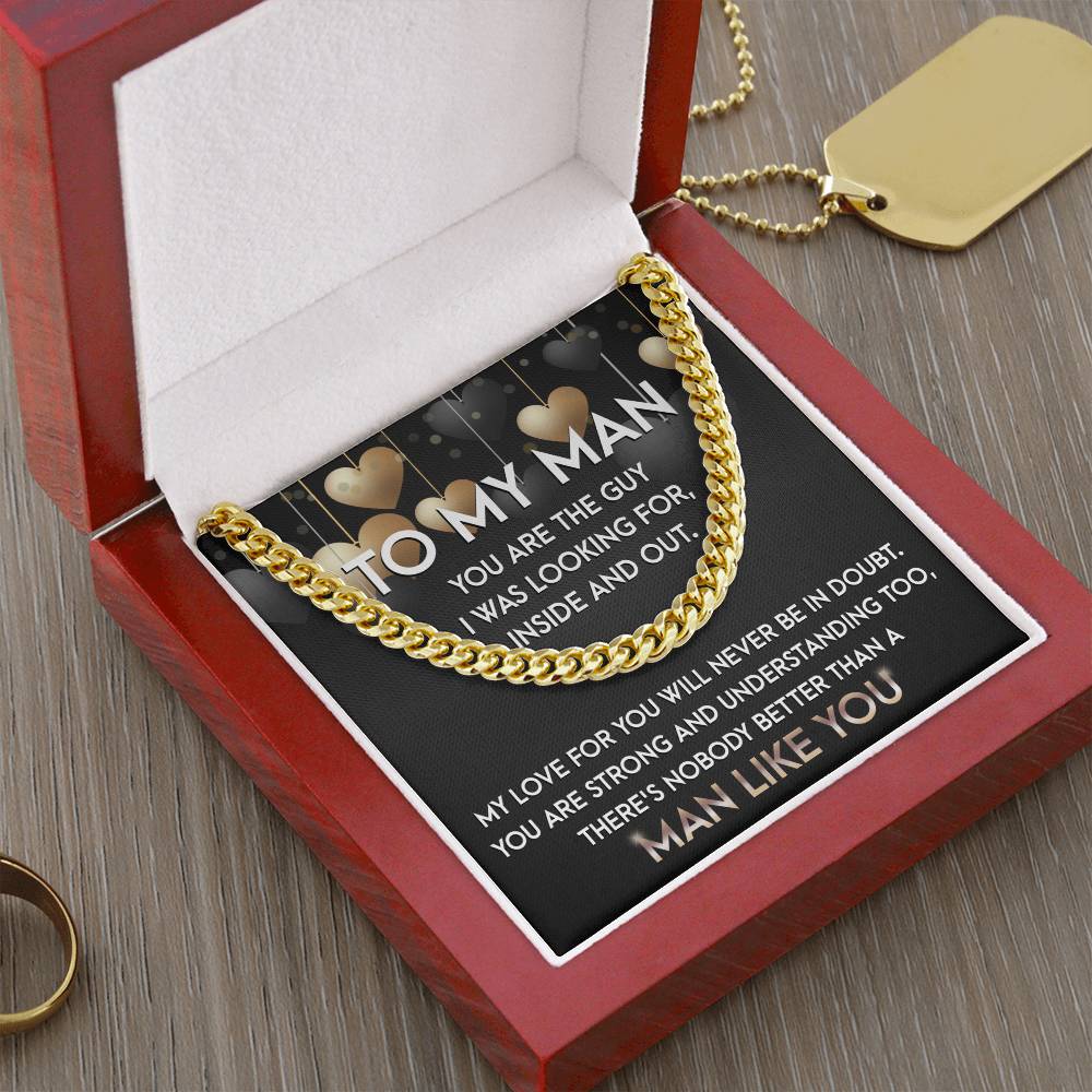 Nobody Better - Length Adjustable Cuban Link Chain For My Man