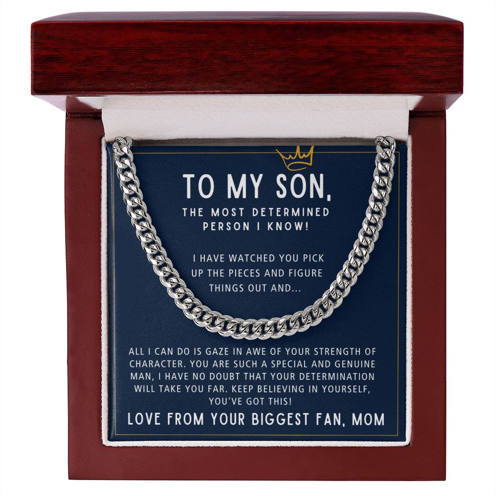 You've Got This - Length Adjustable Cuban Link Chain For Son