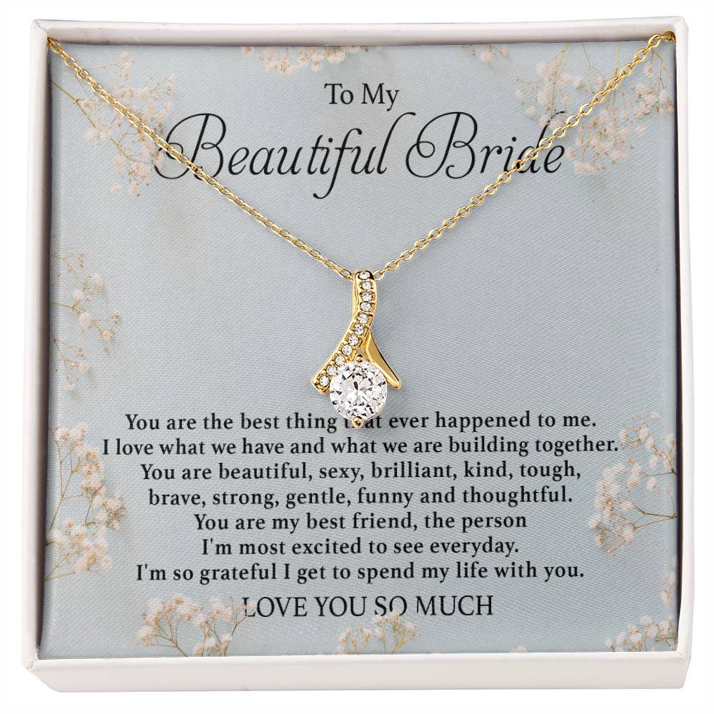 Love You So Much - Alluring Beauty Necklace For Bride