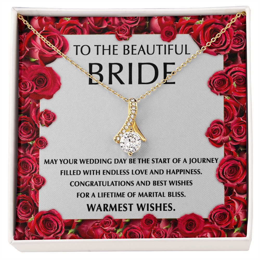 Endless Love & Happiness - Alluring Beauty Necklace For Bride