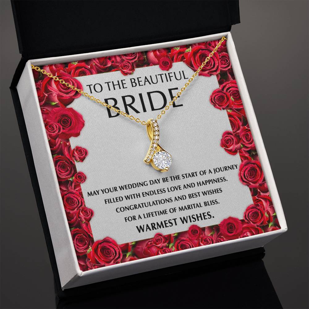 Endless Love & Happiness - Alluring Beauty Necklace For Bride