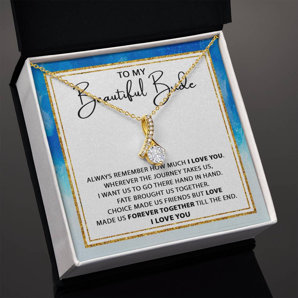 Hand In Hand - Alluring Beauty Necklace For Bride