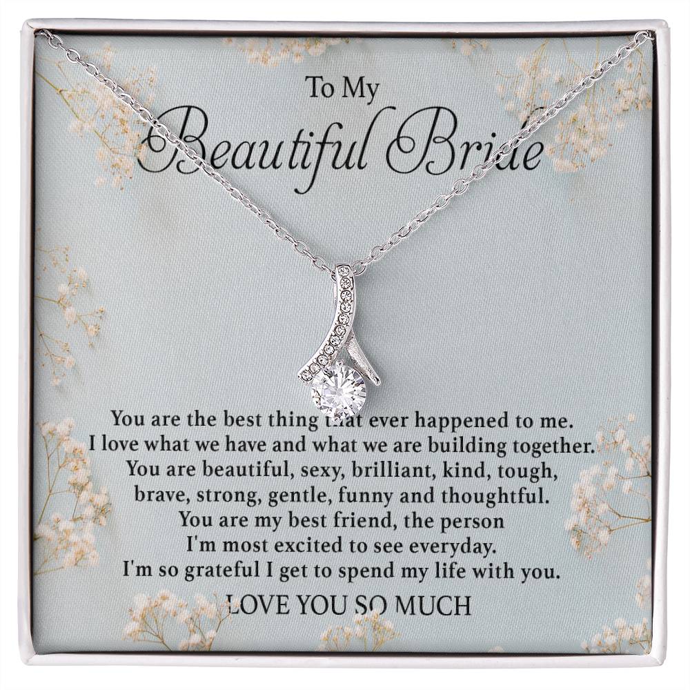 Love You So Much - Alluring Beauty Necklace For Bride